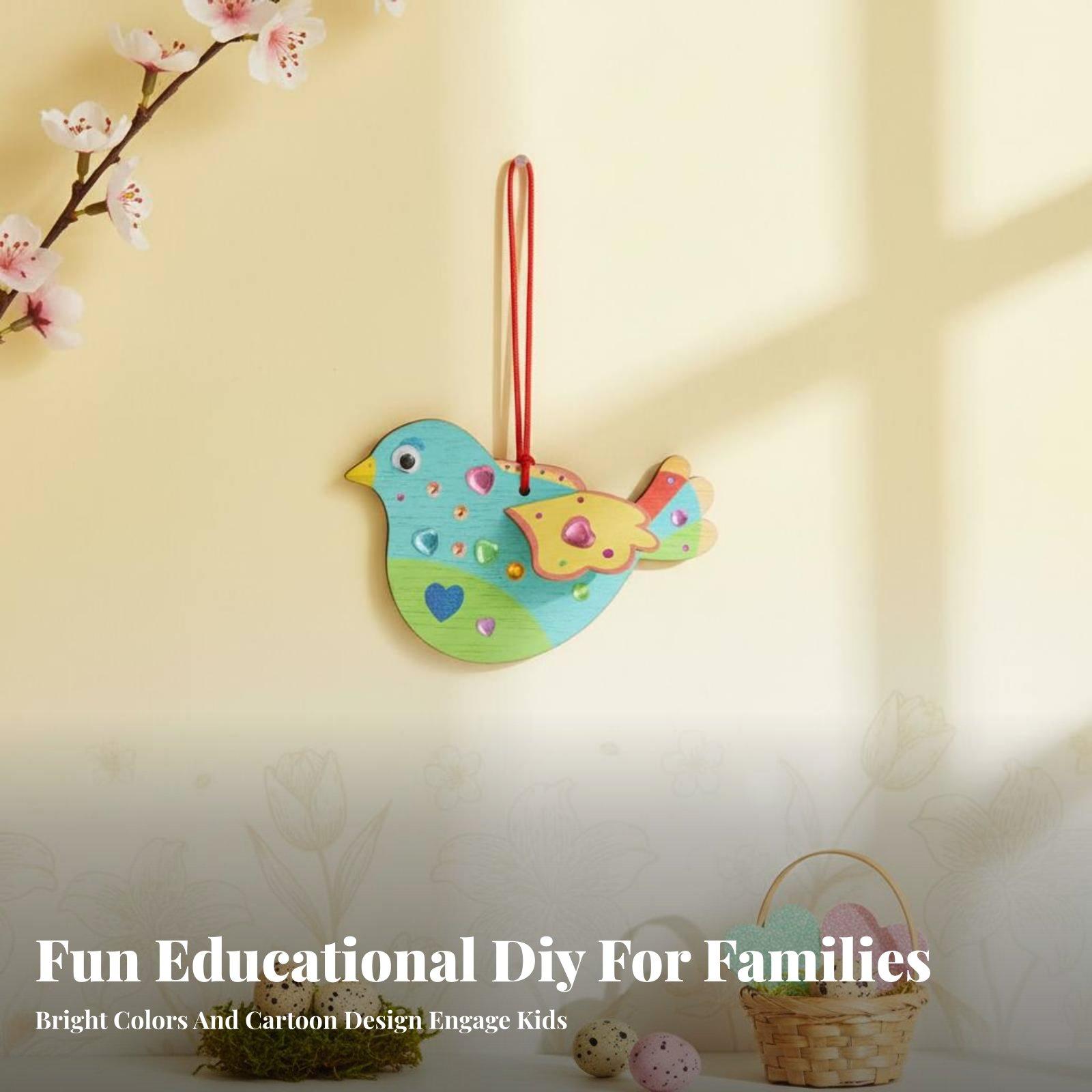 DIY Wooden Bird Ornament Craft - Kids Education Activities ulasan dan harga