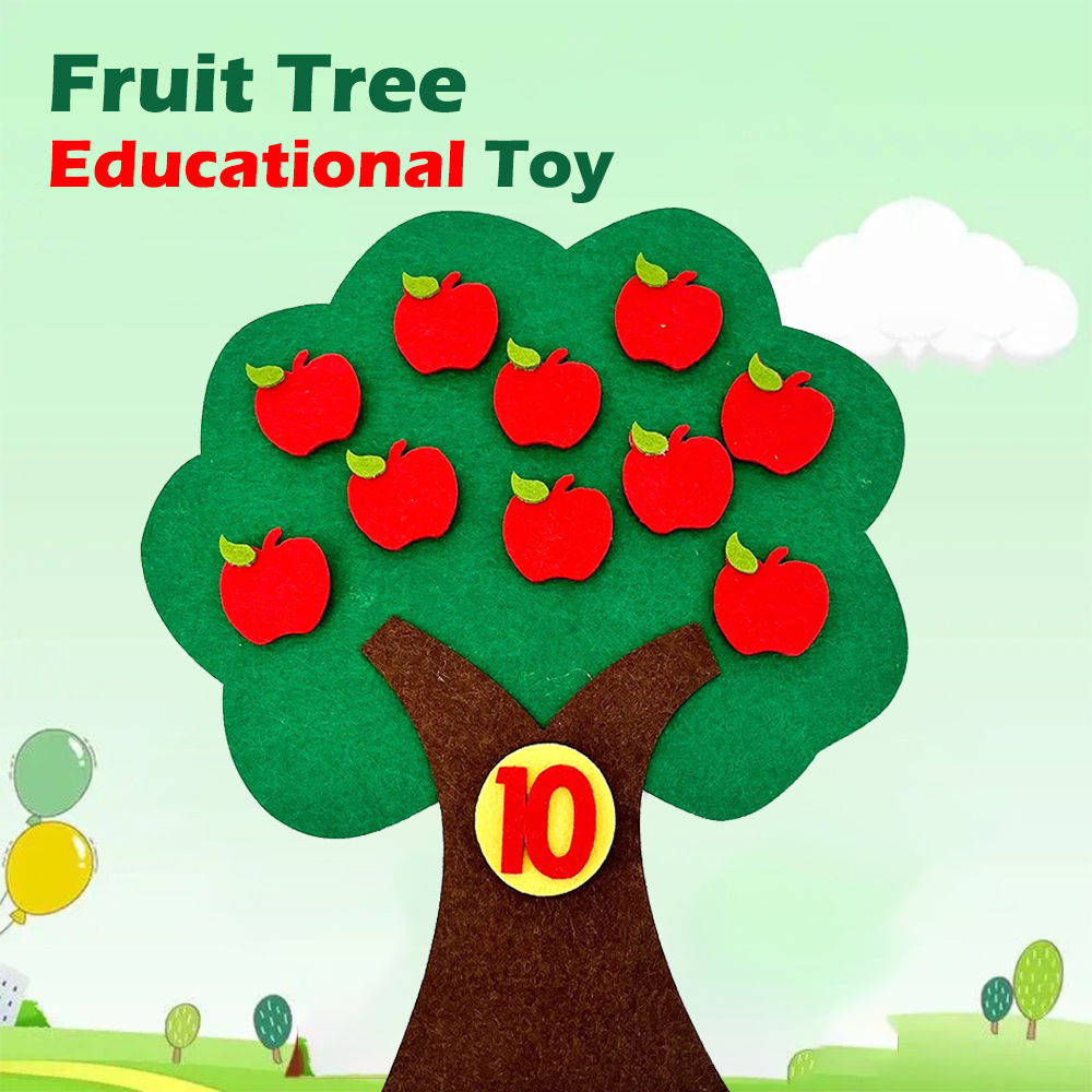 Montessori Fruit Tree Counting - Kids Education Number ulasan dan harga