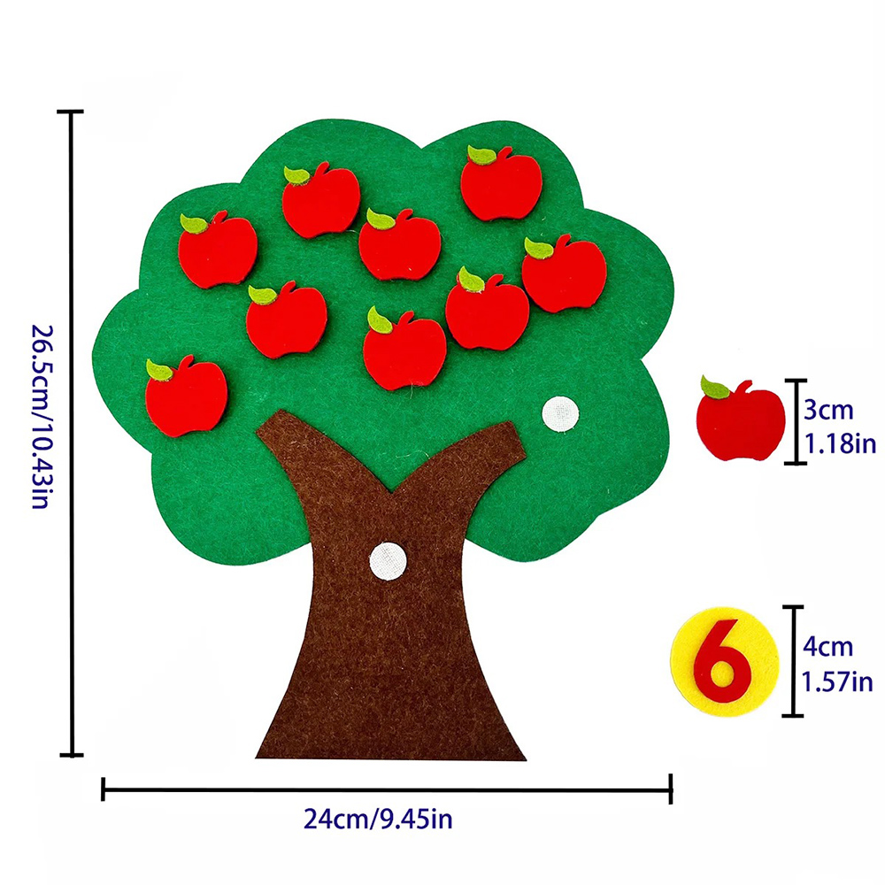 Montessori Fruit Tree Counting - Kids Education Number ulasan dan harga