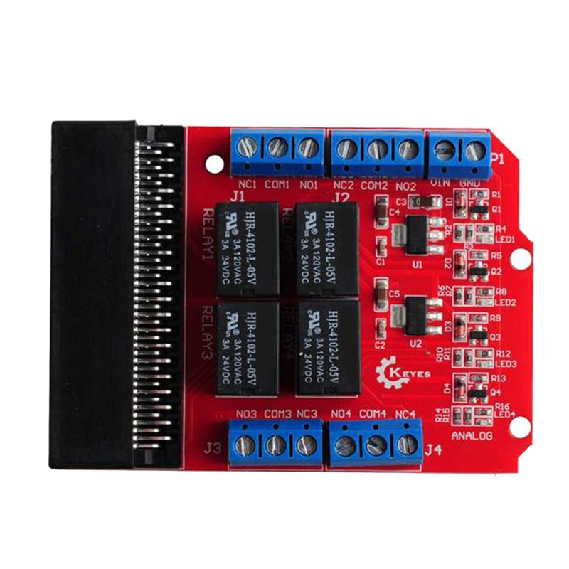 TCE Microbit 4 Channel Relay M - Kids Education Channel ulasan dan harga