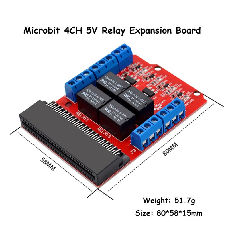 TCE Microbit 4 Channel Relay M - Kids Education Channel ulasan dan harga