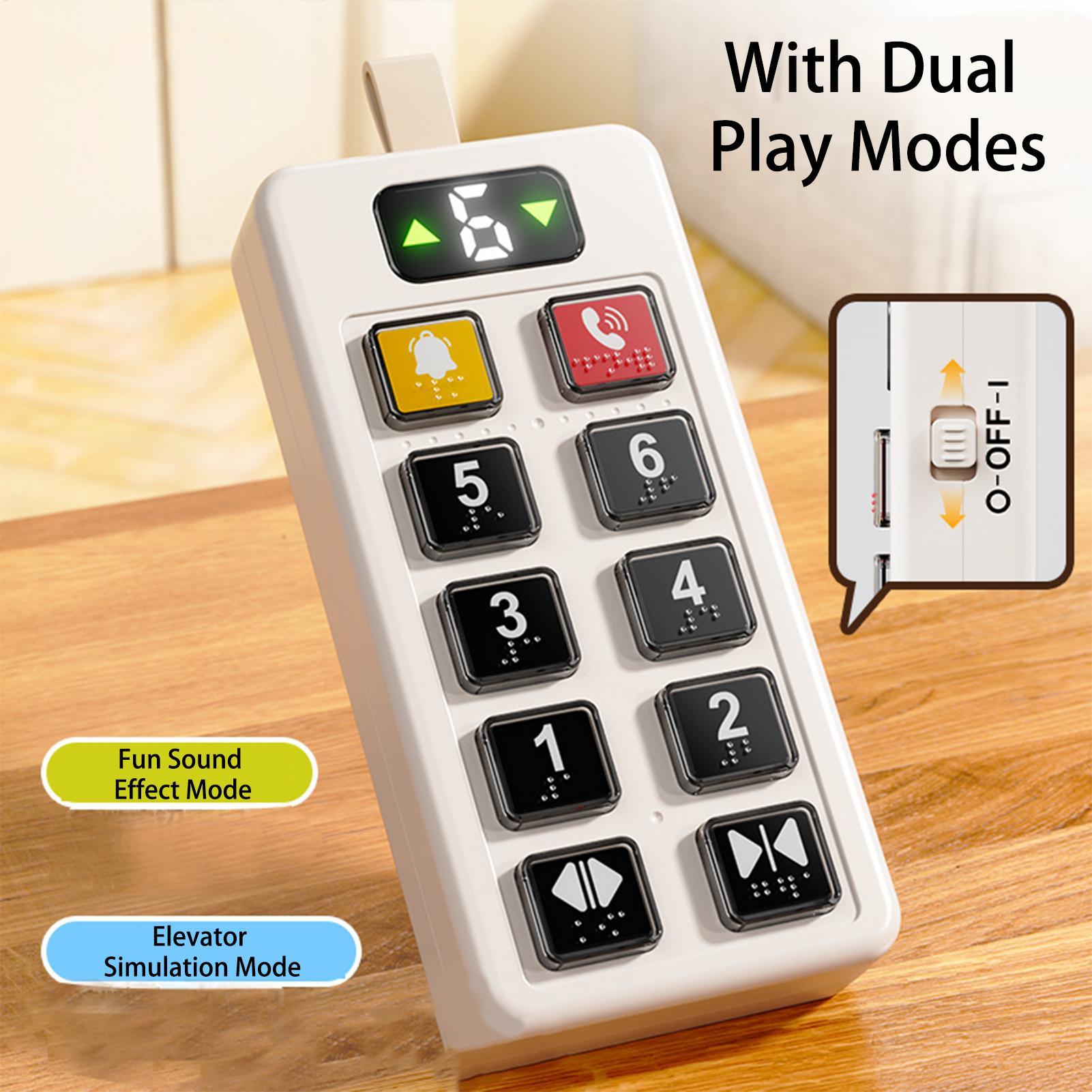 Elevator Button Panel Toys Edu - Kids Education Number ulasan dan harga