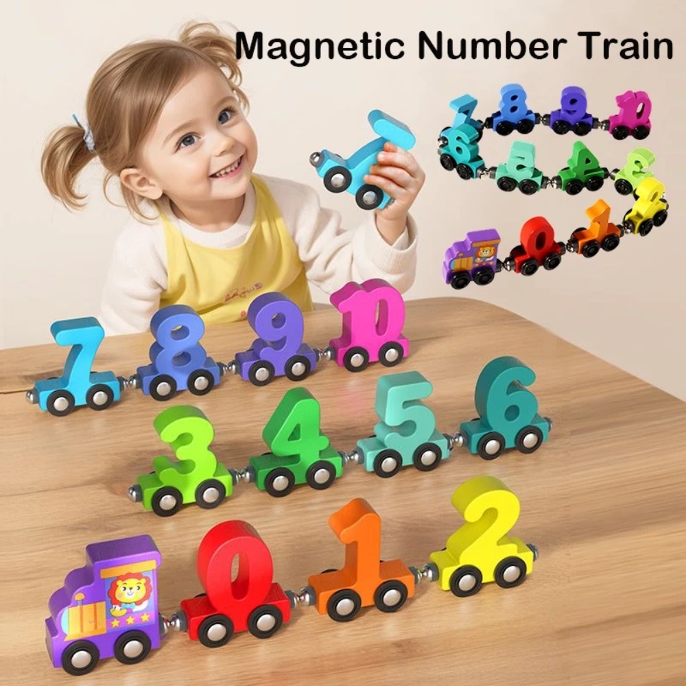 1set 0-10 Number Digital Train - Kids Education Number ulasan dan harga