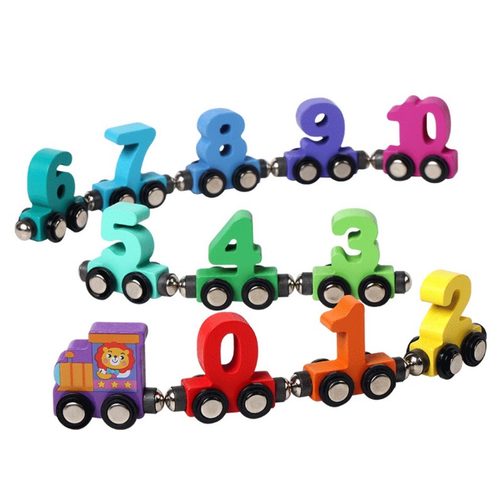 1set 0-10 Number Digital Train - Kids Education Number ulasan dan harga