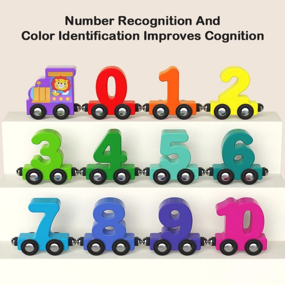 1set 0-10 Number Digital Train - Kids Education Number ulasan dan harga
