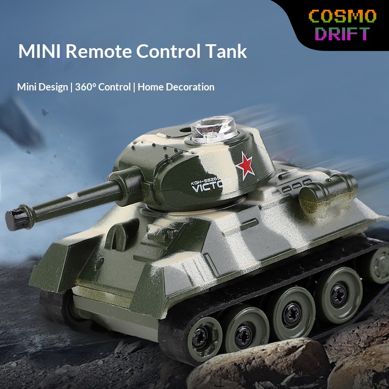 Mini Remote Control Tank 4 Cha - Kids Education Channel ulasan dan harga