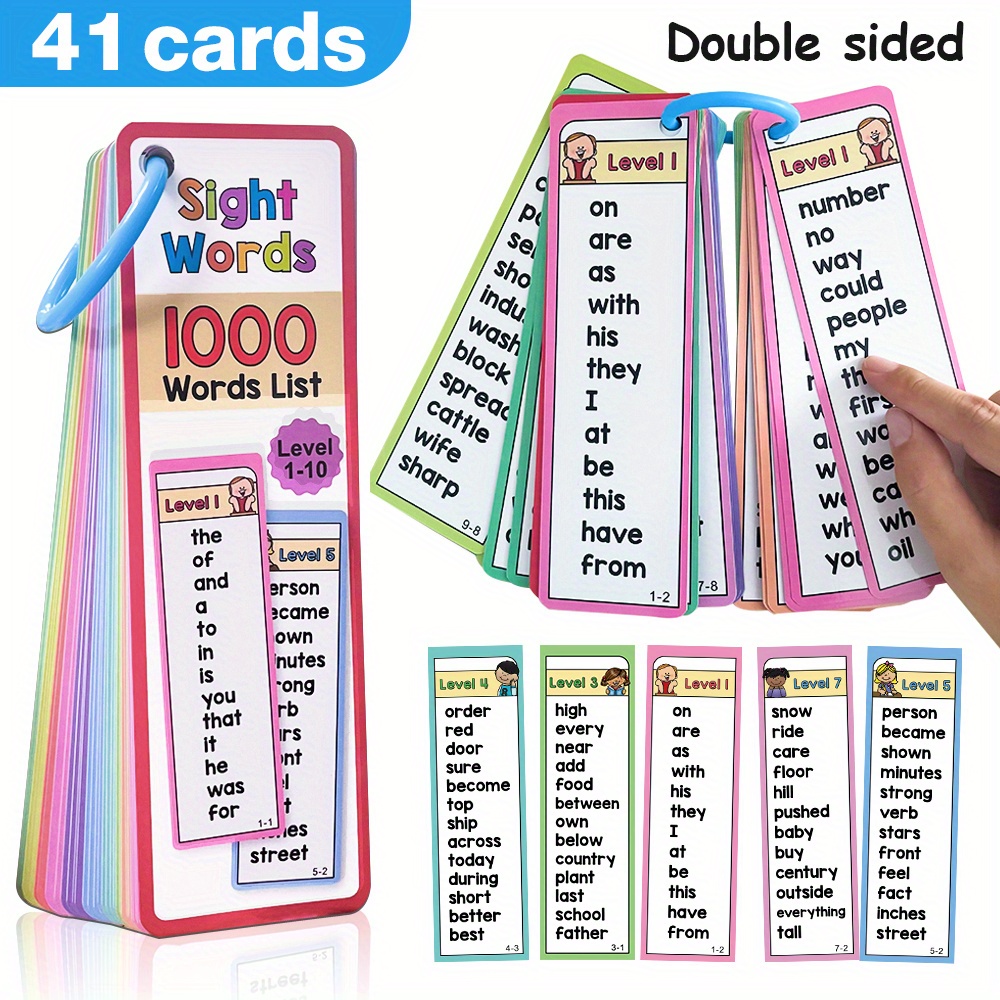 1000 Sight Words Flash Cards f - Kids Education Activities ulasan dan harga