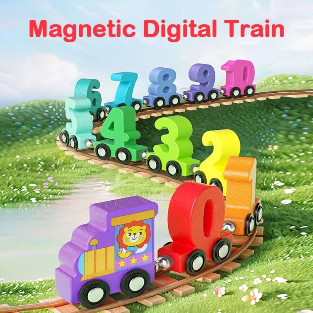 1set 0-10 Number Digital Train - Kids Education Number ulasan dan harga
