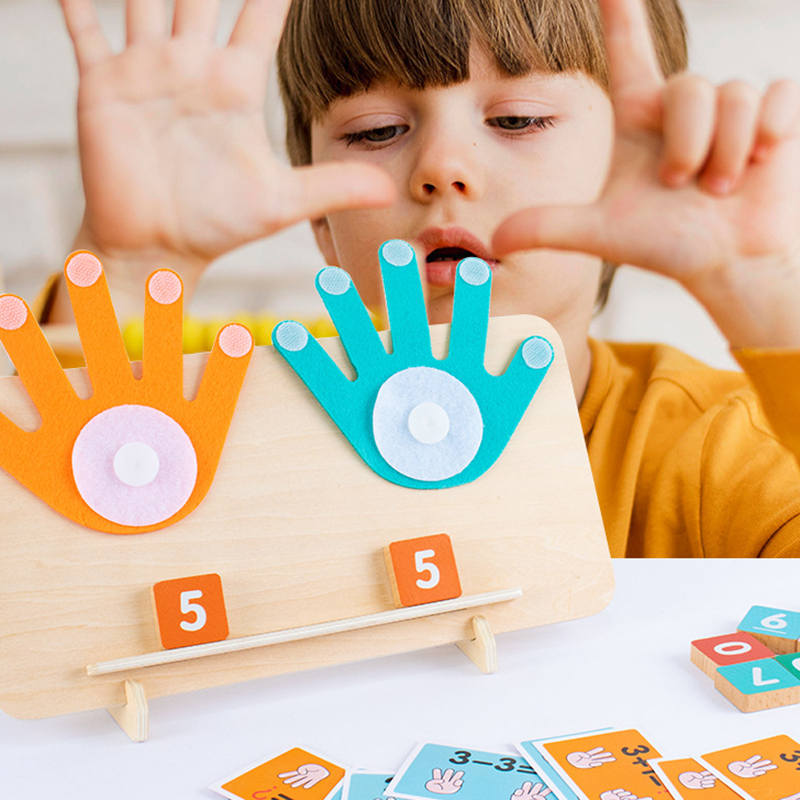 Kids Montessori Toys Wooden Fi - Kids Education Number ulasan dan harga