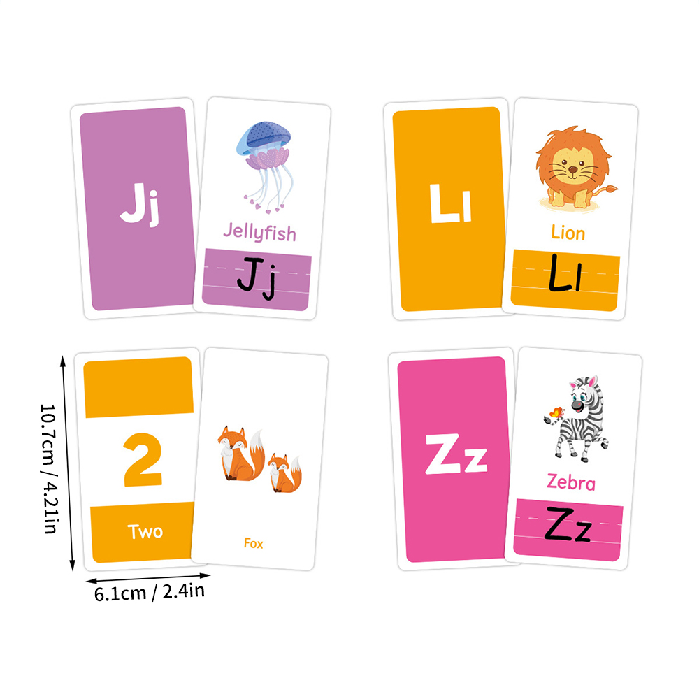 58PCS ABC Alphabet Flashcards  - Abc Kids Early Education ulasan dan harga