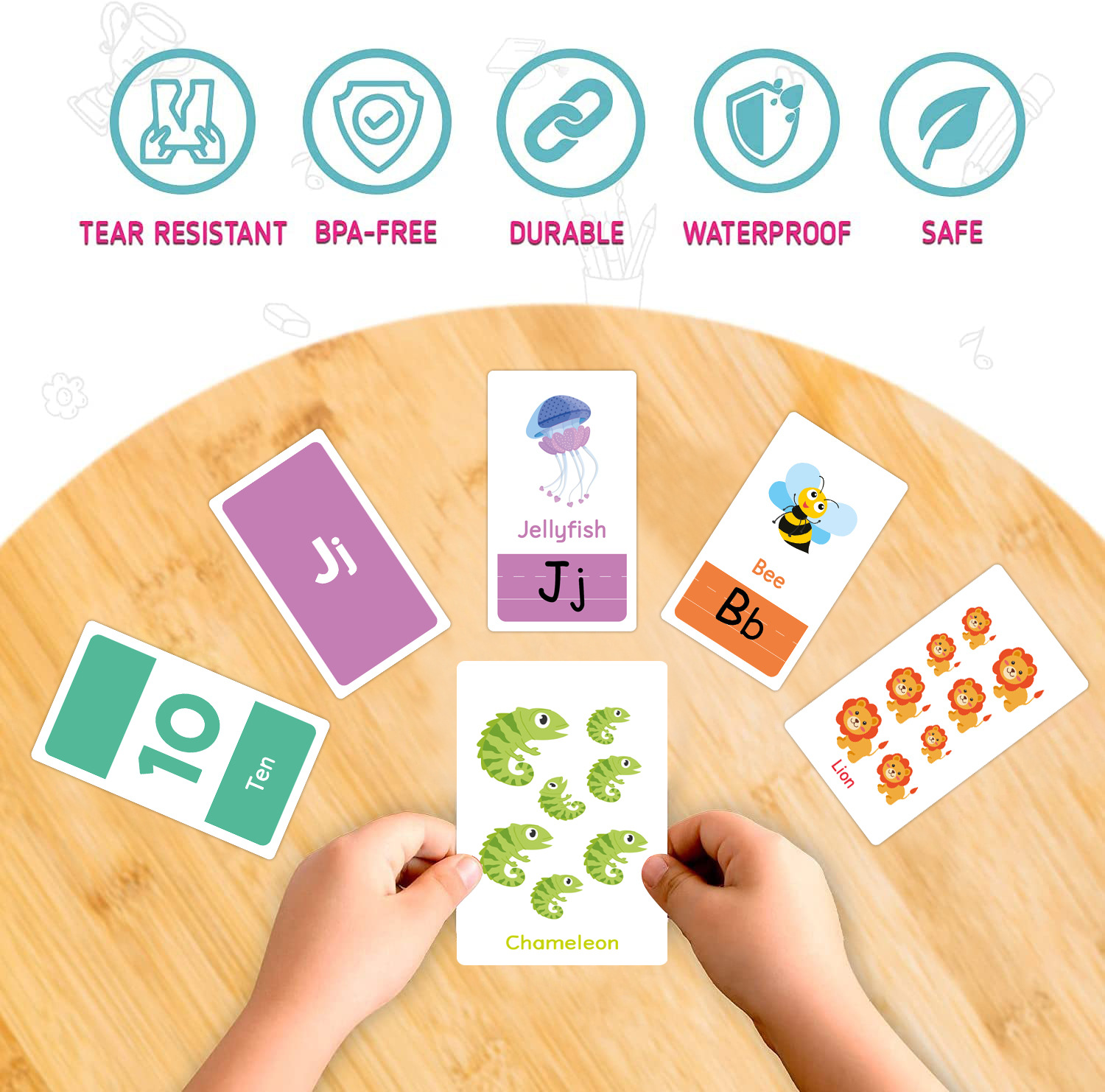 58PCS ABC Alphabet Flashcards  - Abc Kids Early Education ulasan dan harga