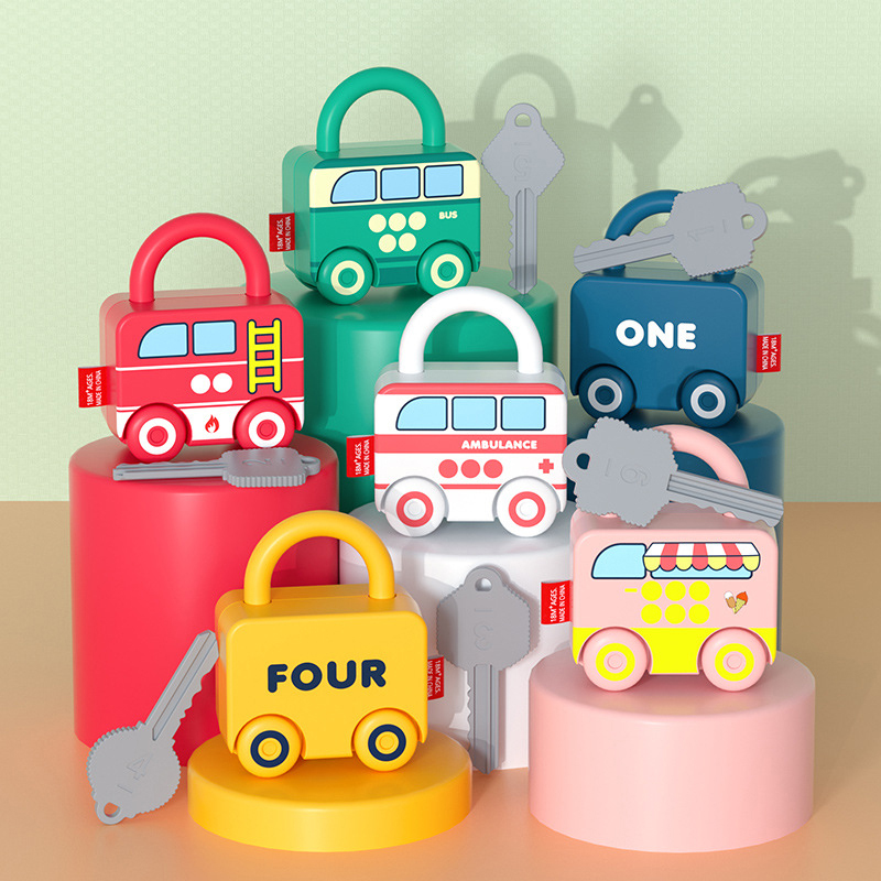 Baby Learning Lock with Key Ca - Kids Education Number ulasan dan harga