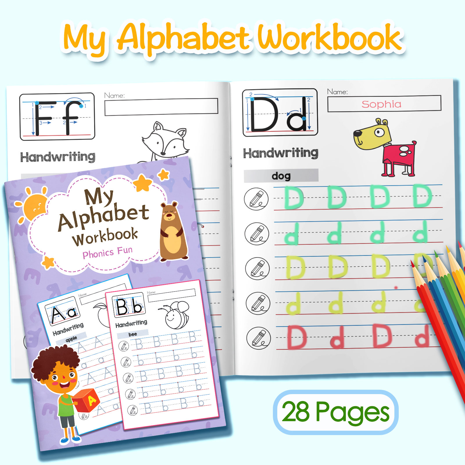 Kids Alphabet Words & Sentence - Kids Education Activities ulasan dan harga