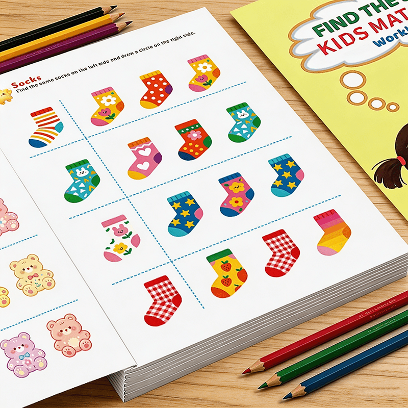 Find The Same Matching Workboo - Kids Education Activities ulasan dan harga