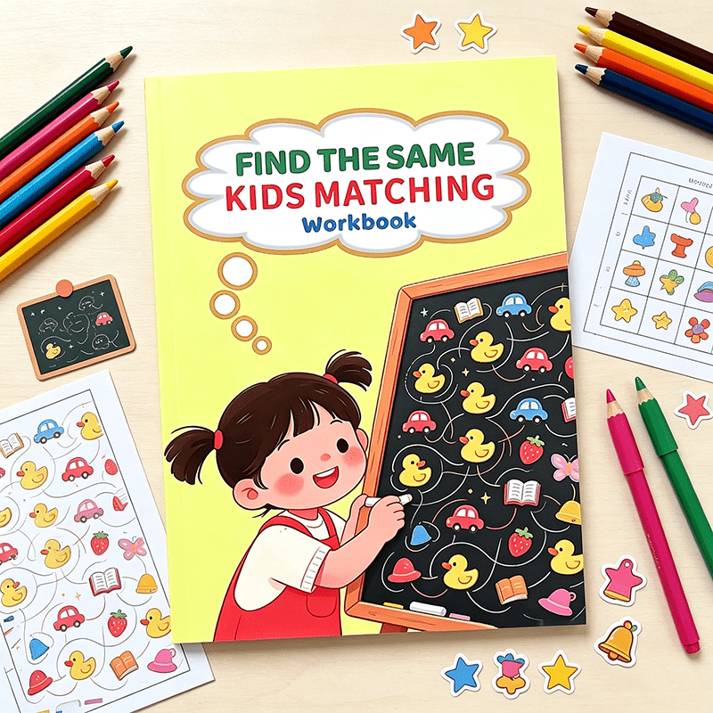 Find The Same Matching Workboo - Kids Education Activities ulasan dan harga