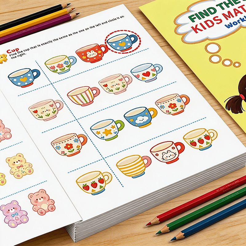 Find The Same Matching Workboo - Kids Education Activities ulasan dan harga