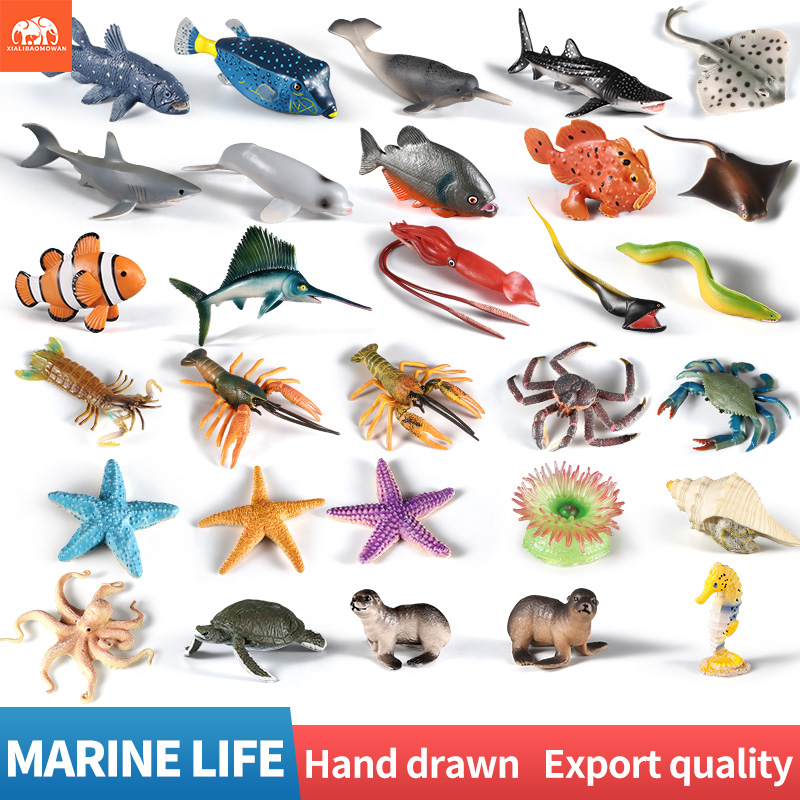 Sea Life Animal Action Figures - Kids First Education ulasan dan harga